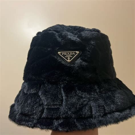 prada bucket hat amazon|prada fluffy bucket hat.